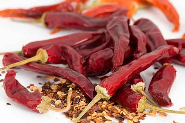 Dried red chilli