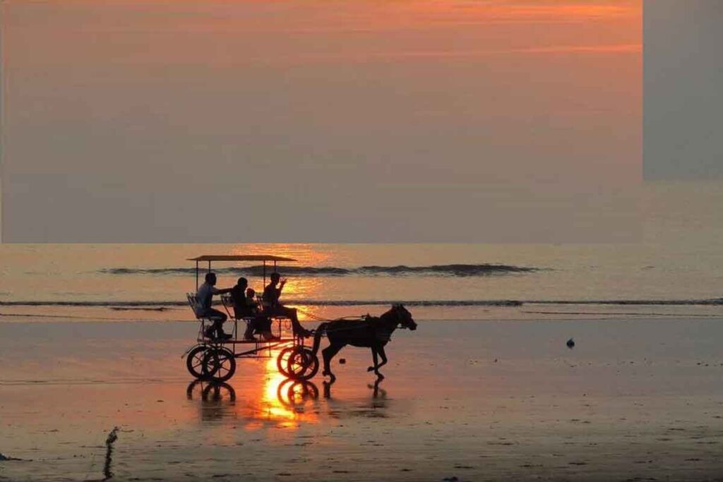 Horse ride along the shores of Alibaug beach