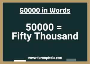 Read more about the article Write 50000 in Words | 50000 Spelling in English?