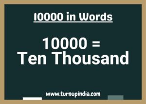 Read more about the article Write 10000 in Words | 10000 Spelling in English?