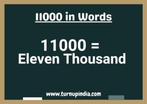 Read more about the article Write 11000 in Words | 11000 Spelling in English?