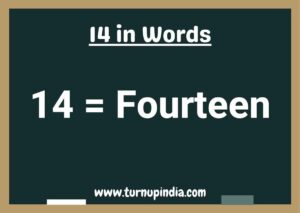 Read more about the article Write 14 in Words | 14 Spelling in English?