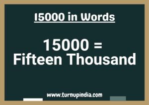 Read more about the article Write 15000 in Words | 15000 Spelling in English?